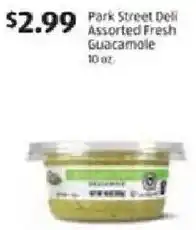 Aldi Park Street Deli Assorted Fresh Guacamole offer