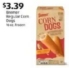 Aldi Bremer Regular Corn Dogs offer