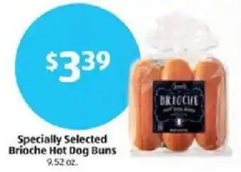 Aldi Specially Selected Brioche Hot Dog Buns offer