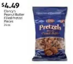 Aldi Clancy's Peanut Butter Filled Pretzel Pieces offer