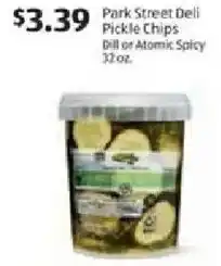 Aldi Park street deli pickle chips offer