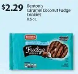 Aldi Benton's caramel coconut fudge cookies offer