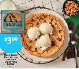 Aldi Mama Cozzi's Pizza Kitchen Chocolate Chunk Pizza Cookie offer