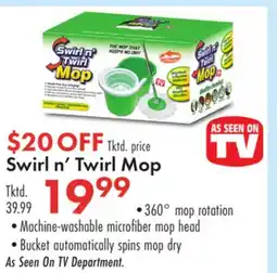 Boscov's Swirl n' Twirl Mop offer