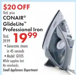 Boscov's CONAIR GlideLite Professional Iron offer