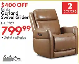 Boscov's Garland Swivel Glider offer