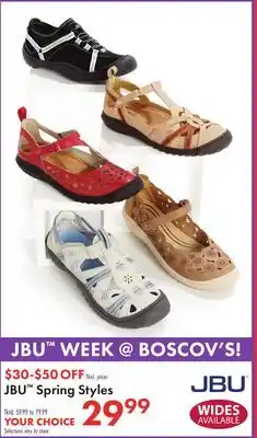 Boscov's JBU Spring Styles offer