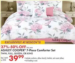 Boscov's ASHLEY COOPER 7-Piece Comforter Set offer