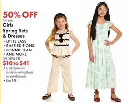 Boscov's Girls Spring Sets & Dresses offer