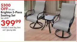 Boscov's Brighton 3-Piece Seating Set offer