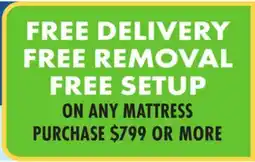 Boscov's ANY MATTRESS offer