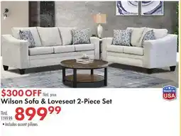 Boscov's Wilson Sofa & Loveseat 2-Piece Set offer