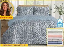 Boscov's SABRINA SOTO The Cottage Collection 100% Cotton Quilt Set offer