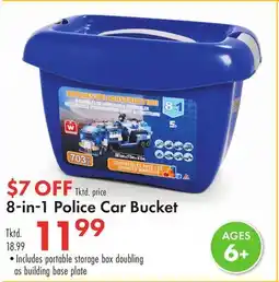 Boscov's 8-in-1 Police Car Bucket offer