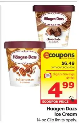 Weis Markets Haagen Dazs Ice Cream offer