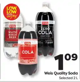 Weis Markets Weis Quality Soda offer