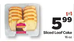 Weis Markets Sliced Loaf Cake offer