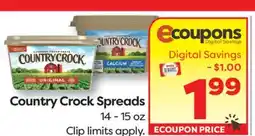 Weis Markets Country Crock Spreads offer