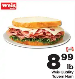 Weis Markets Weis Quality Tavern Ham offer