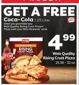 Weis Markets Weis Quality Rising Crust Pizza offer