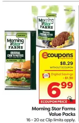 Weis Markets Morning Star Farms Value Packs offer