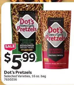 Stop&Shop Dot's Pretzels offer