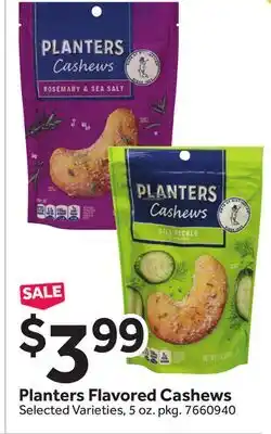 Stop&Shop Planters Flavored Cashews offer