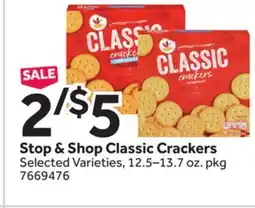 Stop&Shop Stop & Shop Classic Crackers offer