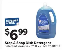 Stop&Shop Stop & Shop Dish Detergent offer