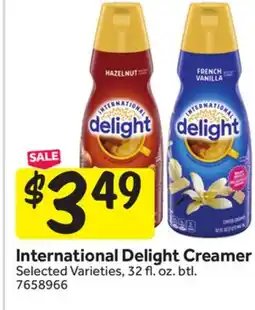 Stop&Shop International Delight Creamer offer