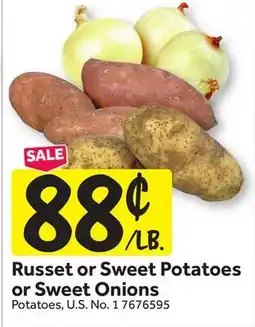 Stop&Shop Russet or Sweet Potatoes or Sweet Onions offer