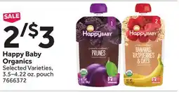 Stop&Shop Happy Baby Organics offer
