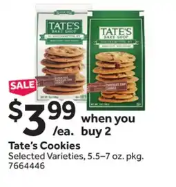 Stop&Shop Tate's Cookies offer