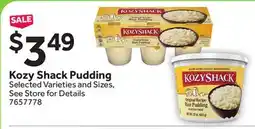 Stop&Shop Kozy Shack Pudding offer