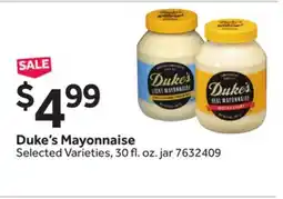 Stop&Shop Duke's Mayonnaise offer