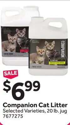 Stop&Shop Companion Cat Litter offer