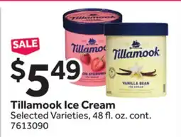 Stop&Shop Tillamook Ice Cream offer