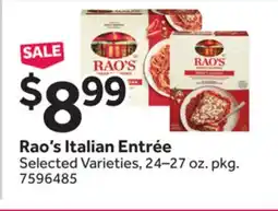 Stop&Shop Rao's Italian Entrée offer