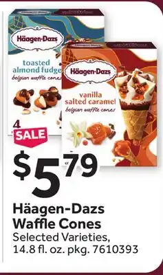 Stop&Shop Häagen-Dazs Waffle Cones offer