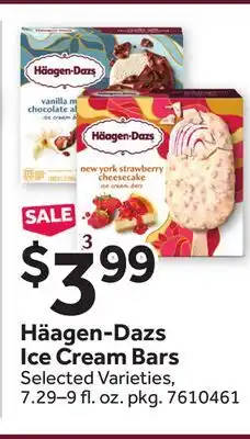 Stop&Shop Häagen-Dazs Ice Cream Bars offer