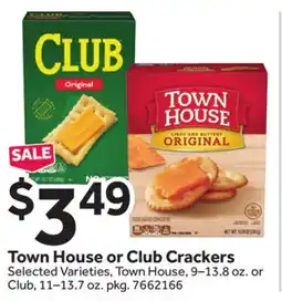 Stop&Shop Town House or Club Crackers offer