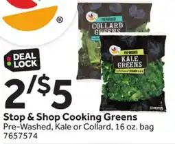 Stop&Shop Stop & Shop Cooking Greens offer
