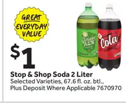 Stop&Shop Stop & Shop Soda offer