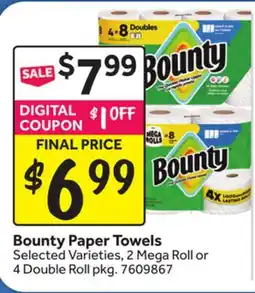 Stop&Shop Bounty Paper Towels offer
