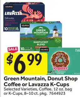 Stop&Shop Green Mountain, Donut Shop Coffee or Lavazza K-Cups offer
