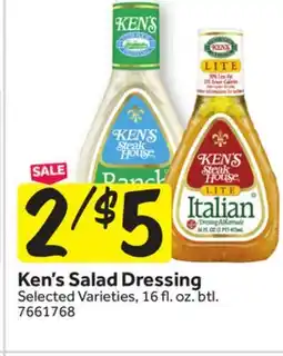 Stop&Shop Ken's Salad Dressing offer