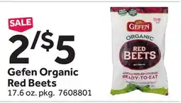 Stop&Shop Gefen Organic Red Beets offer
