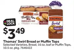 Stop&Shop Thomas' Swirl Bread or Muffin Tops offer