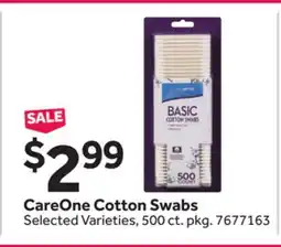 Stop&Shop CareOne Cotton Swabs offer