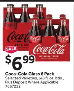 Stop&Shop Coca-Cola Glass offer